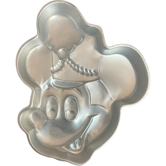 Vintage WILTON Walt Disney Mickey Mouse Leader of Band Cake Pan 515 302 - Picture 7 of 12